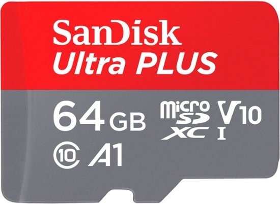 - Ultra PLUS 64GB microSDXC UHS-I Memory Card