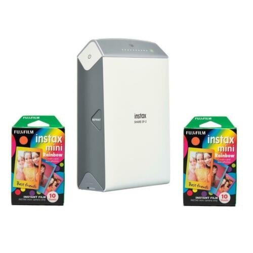 instax SHARE SP-2 Smartphone Printer, Silver With 2xInst Film