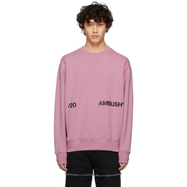 - Pink New Crewneck Sweatshirt