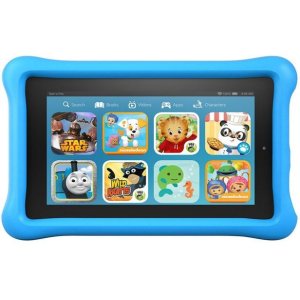 Fire Kids Edition, 7" Display, Wi-Fi, 8 GB, Blue Kid-Proof Case