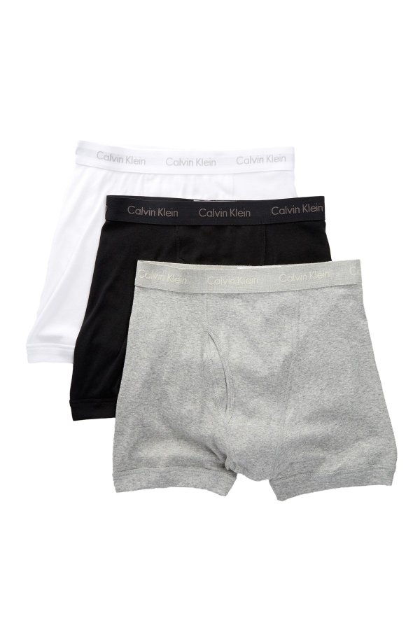 Cotton Boxer Briefs - Pack of 3