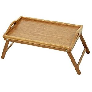 FURINNO Dapur Bamboo Serving Tray with Legs