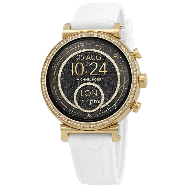 Access Gen 4 Sofie Rose Gold-Tone and Embossed Silicone Smartwatch MKT5067