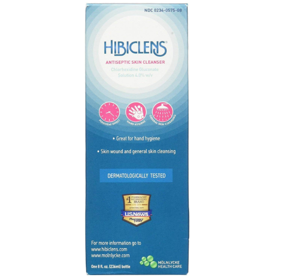 Molnlycke Hibiclens Antimicrobial/Antiseptic Skin Cleanser 8 Fluid Ounce