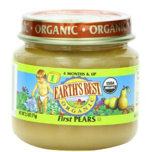 Earth's Best Organic Stage 1, Pears, 2.5 Ounce Jar (Pack of 12)