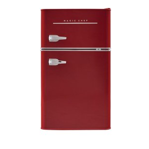 Magic Chef 复古红色小冰箱 3.5立方英寸