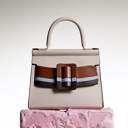- Karl 24 Leather Top Handle Bag