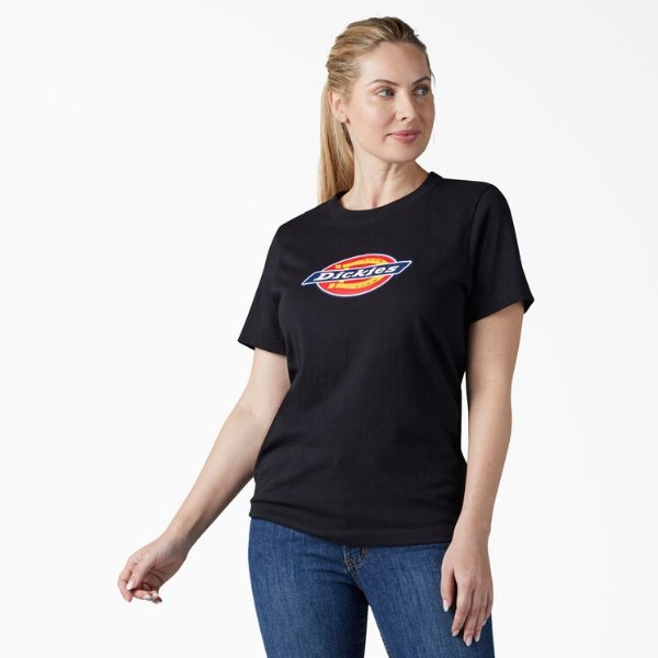 Women's Logo Graphic T-Shirt - Dickies US, Black 2XL