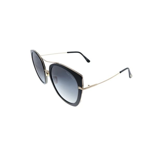 Tom Ford FT 760/F 01B 58mm Womens Cat-Eye Sunglasses