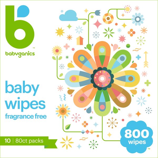 Face, Hand & Baby Wipes, Fragrance Free (800 count)