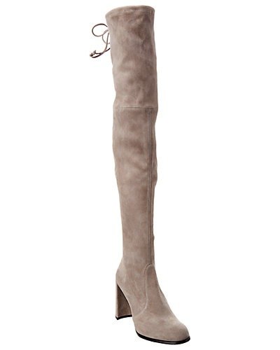 Hiline Suede Over-The-Knee Boot