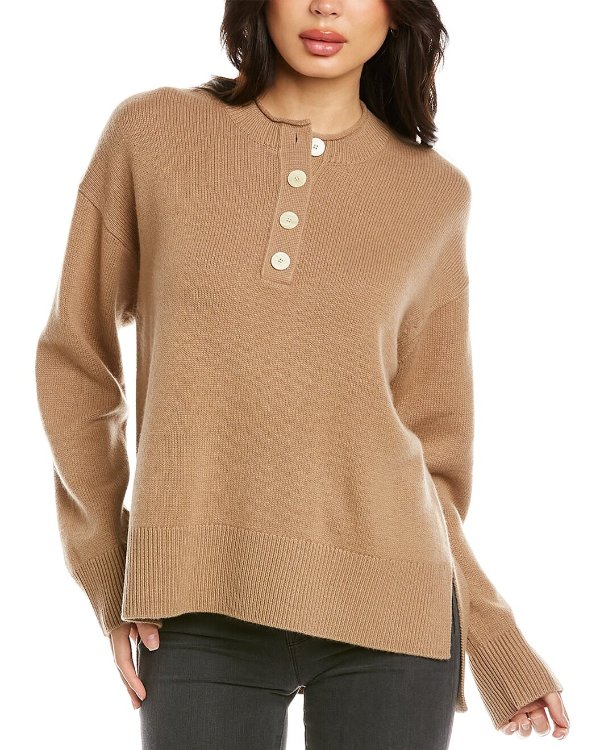 Cashmere Henley Sweater