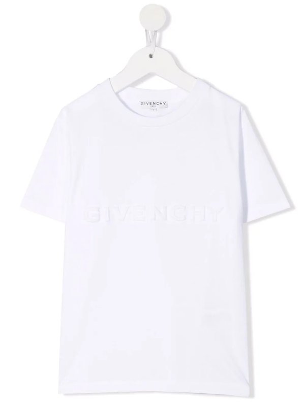 4G embroidered jersey T-shirt