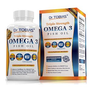 Dr. Tobias Omega 3 Fish Oil Pills (180 Counts)