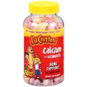 L'il Critters钙+维生素D3小熊软糖150粒装