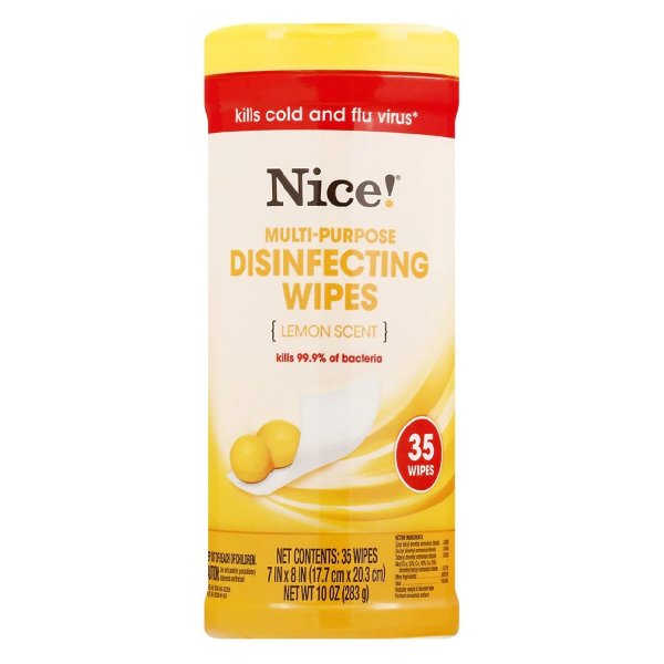 Disinfectant Wipes Lemon