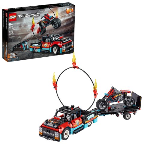 LegoTechnic Stunt Show Truck & Bike 42106