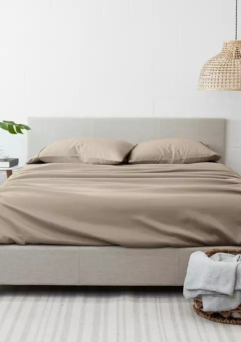 Premium Ultra Soft Wrinkle Free 4 Piece Bed Sheet Set