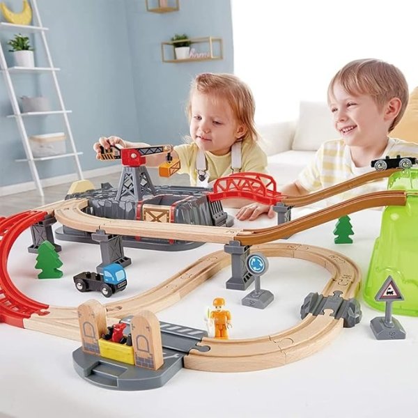 火车轨道玩具 集收纳于一体 50件配件装
