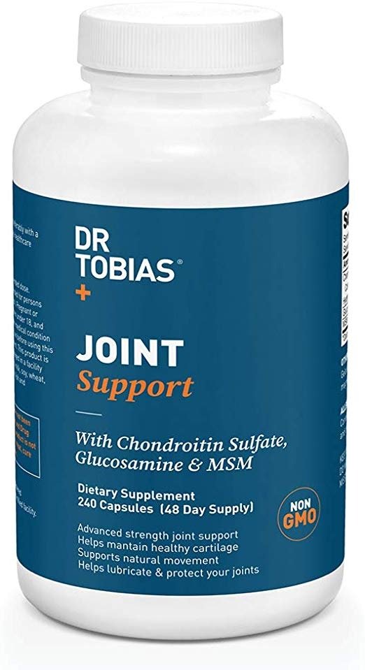 Joint Support - Extra Strength Hip, Knee & Joint Supplement with Chondroitin Sulfate, Glucosamine & MSM (240 Count)