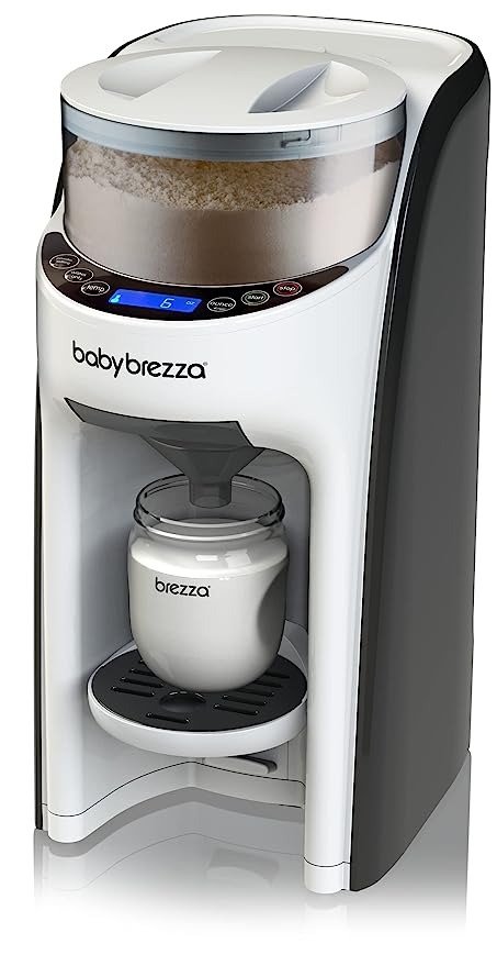 New and Improved Baby Brezza Formula Pro Advanced Formula Dispenser Machine - Automatically Mix a Warm Formula Bottle Instantly - Easily Make Bottle with Automatic Powder Blending