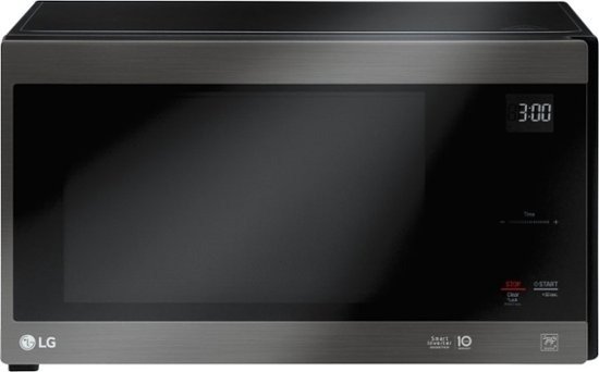 - NeoChef 1.5 Cu. Ft. Countertop Microwave with Sensor Cooking and EasyClean - Black Stainless Steel