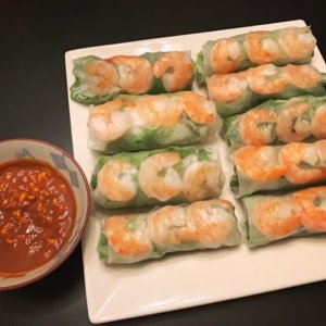 超简单的越南米皮虾肉春卷 夏季冷食必备