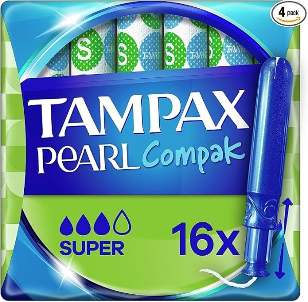 Pearl Compak卫生棉条 Super 4x16