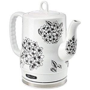 BELLA 13622 1.2L Electric Ceramic Tea Kettle with detachable base and boil dry protection @ Amazon