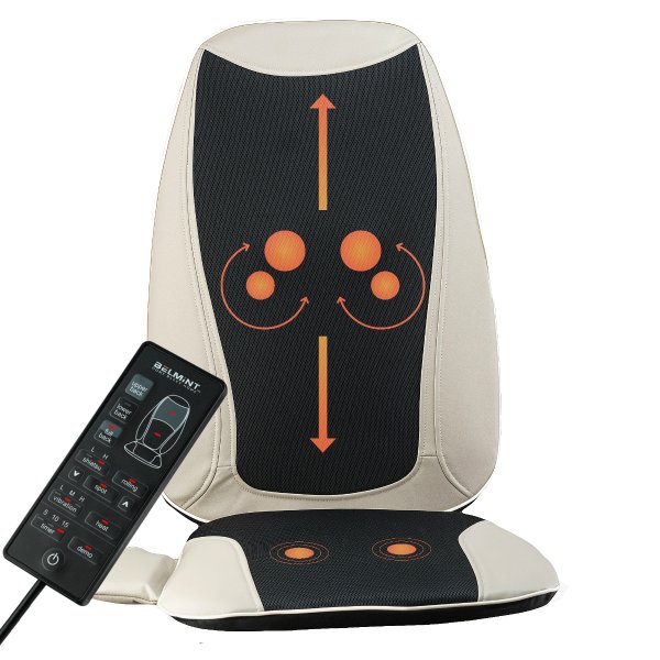 Massage Seat Cushion with Shiatsu Vibration and Heat