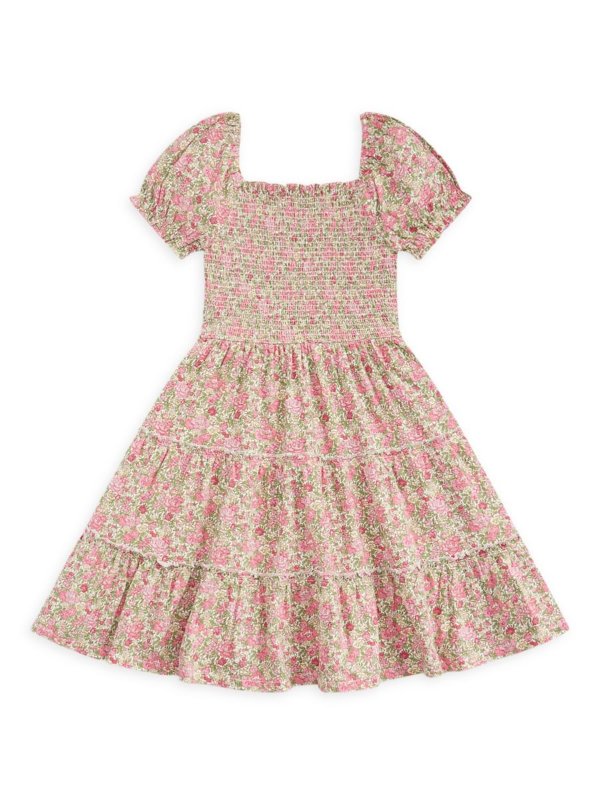 Little Girl's Floral Print Dress