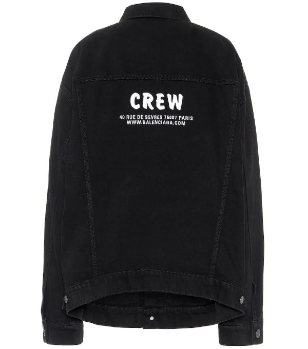 Crew oversized denim jacket