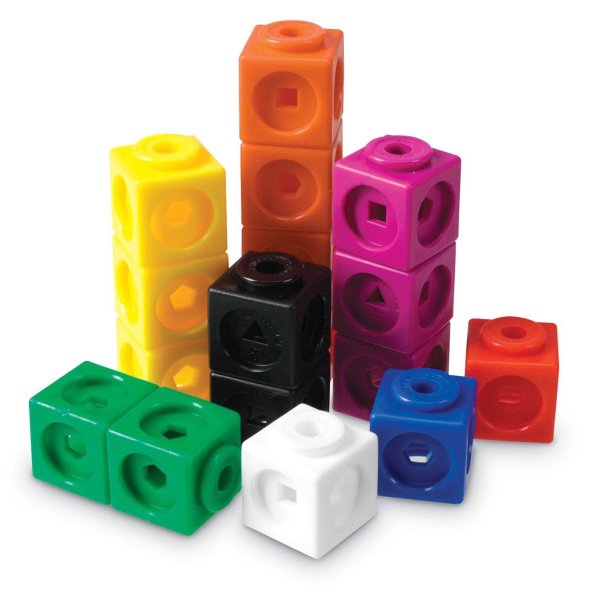 MathLink Cubes, Educational Counting Toy, Set of 100, Ages 5+