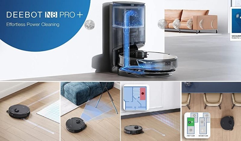 ECOVACS Deebot N8 Pro+ 功能
