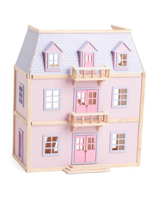 Multi-level Wooden Dollhouse