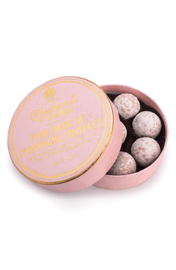 Flavored Chocolate Truffles in Gift Box