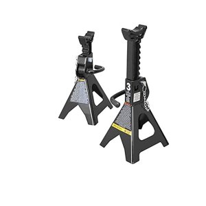 Torin 3-Ton Capacity Double-Locking Steel Jack Stands (2-Pack) (Model: AT43002AB)