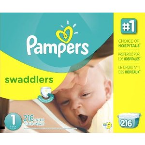 3 Boxes of Pampers Diapers-Size 1 & 2