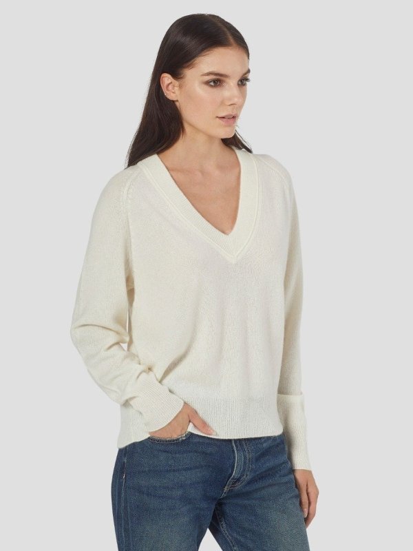 Madalene V-neck Cashmere Sweater