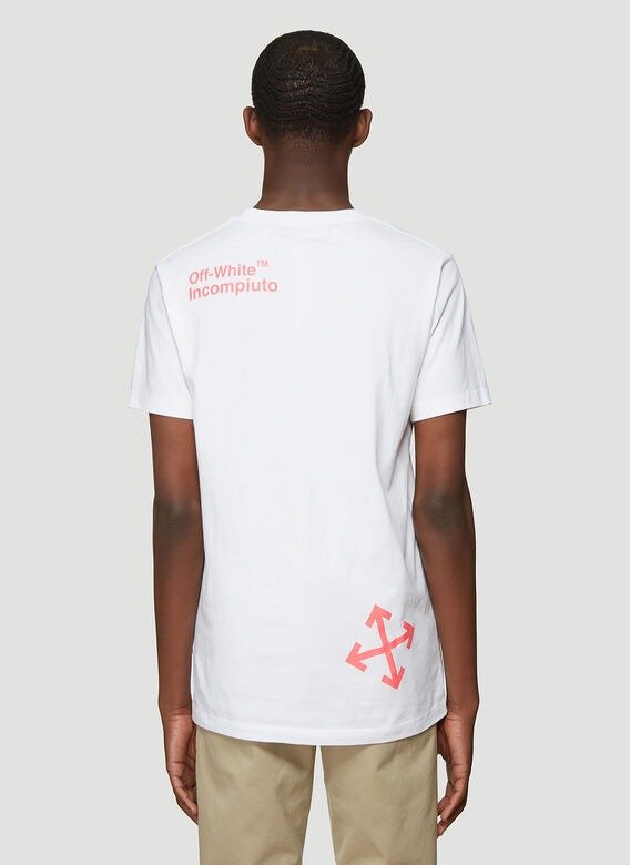 Halftone Arrows T-Shirt in White