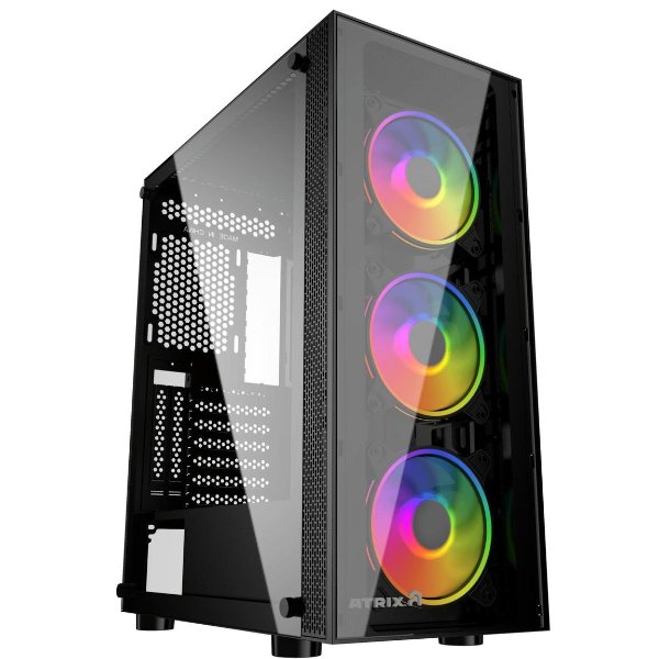 Tempered Glass Computer Case with RGB