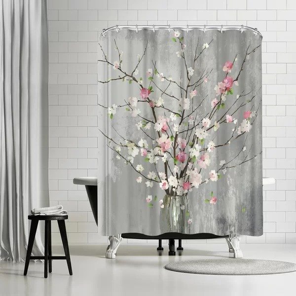 PI Creative Art Delicate Pink Blooms Single Shower CurtainPI Creative Art Delicate Pink Blooms Single Shower CurtainProduct OverviewRatings & ReviewsQuestions & AnswersShipping & ReturnsMore to Explore