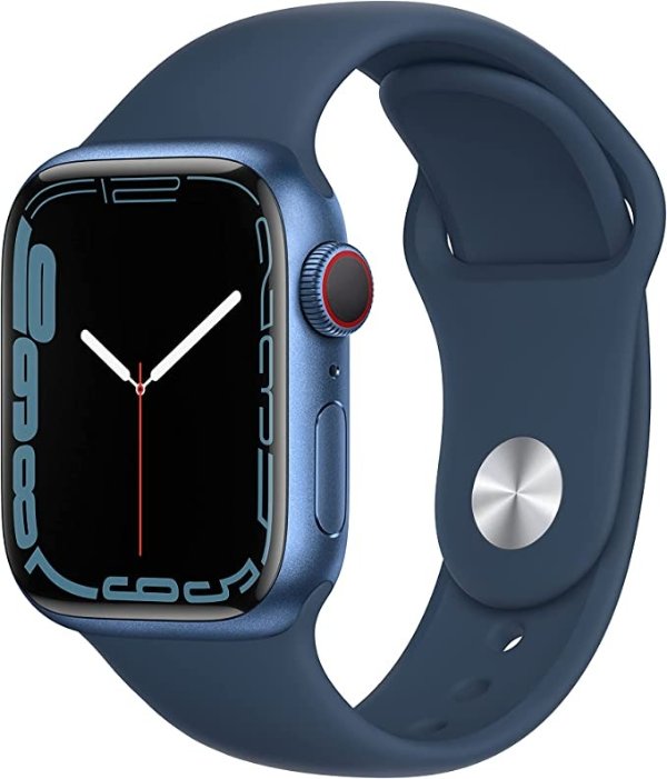 Apple Watch Series 7 (GPS + Cellular, 41mm) 蓝