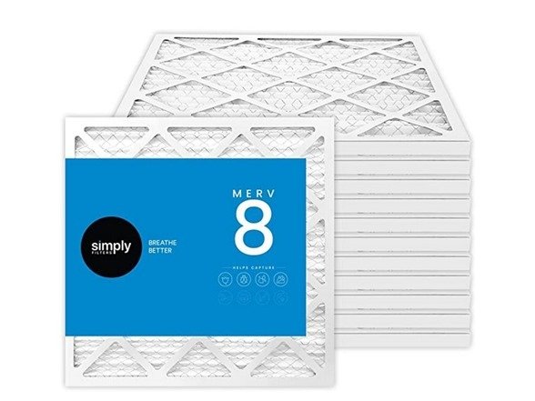 Simply by MervFilters MERV 8, MPR 600, AC Furnace Filters (12-Pack, Your Choice of Size)