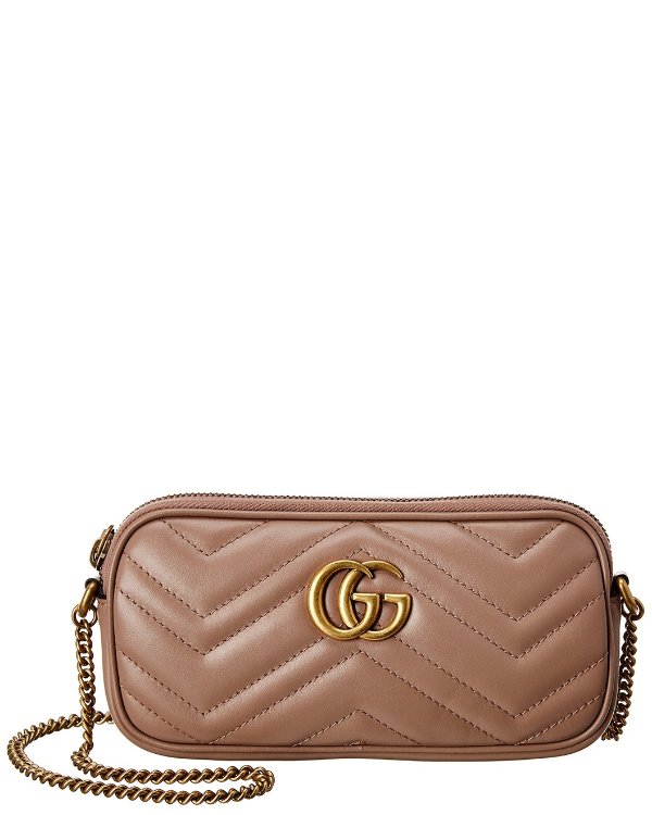 GG Marmont Mini Matelasse Leather Crossbody
