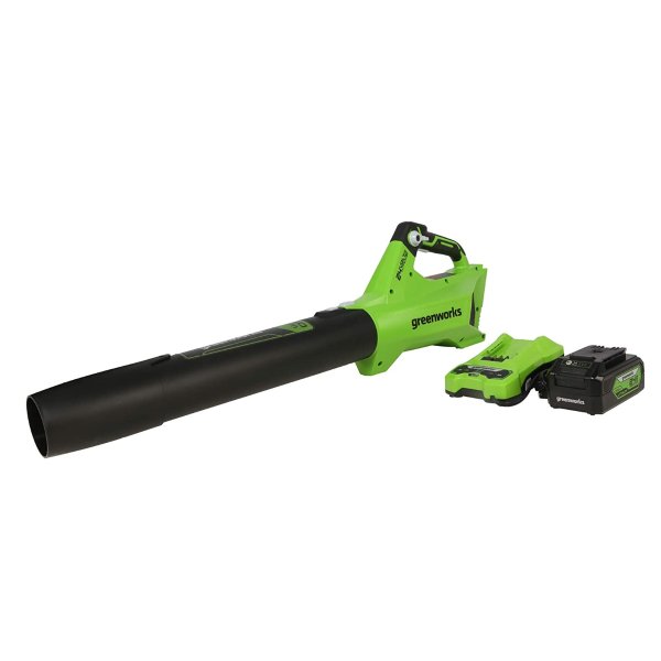 24V Brushless Axial Blower (110 MPH / 450 CFM), 4Ah USB Battery and Charger Included BL24L410