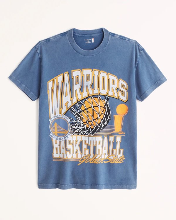 Abercrombie & Fitch Abercrombie & Fitch Men's Golden State Warriors Graphic  Tee, Men's The A&F Getaway Shop