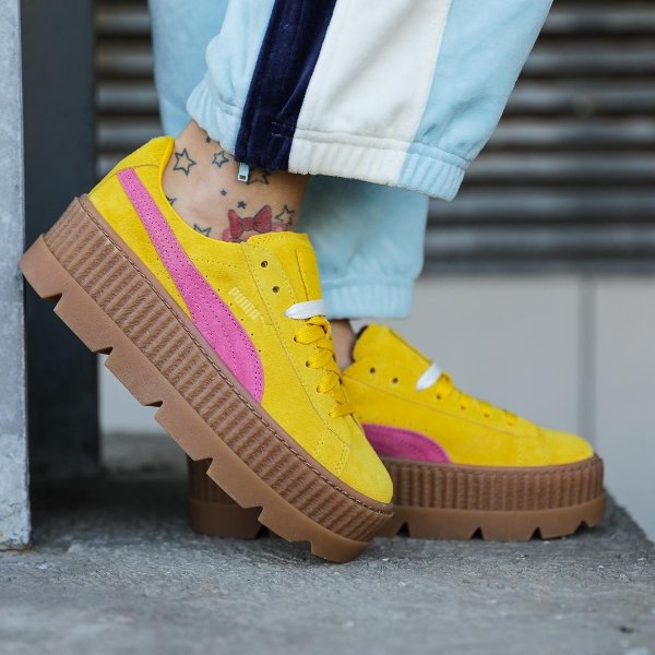 Fenty by Rihanna Suede Cleated Creeper