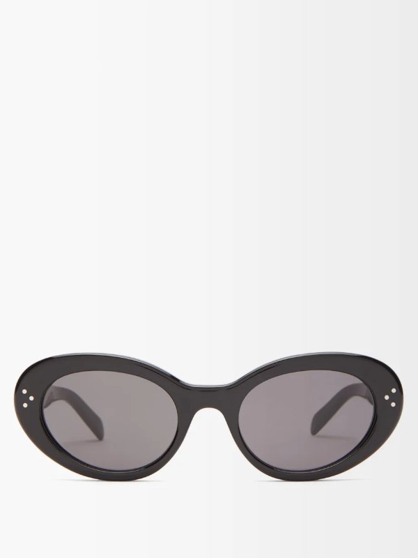 Oval cat-eye acetate sunglasses | Celine Eyewear