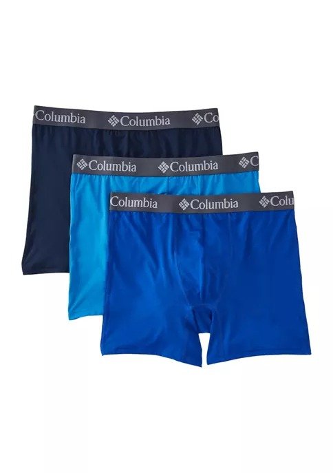 Poly Stretch Boxer Briefs - 3 Pack